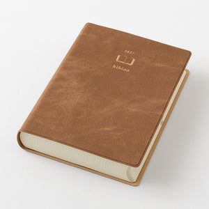 Midori 2027 Diary Hibino A6 Camel