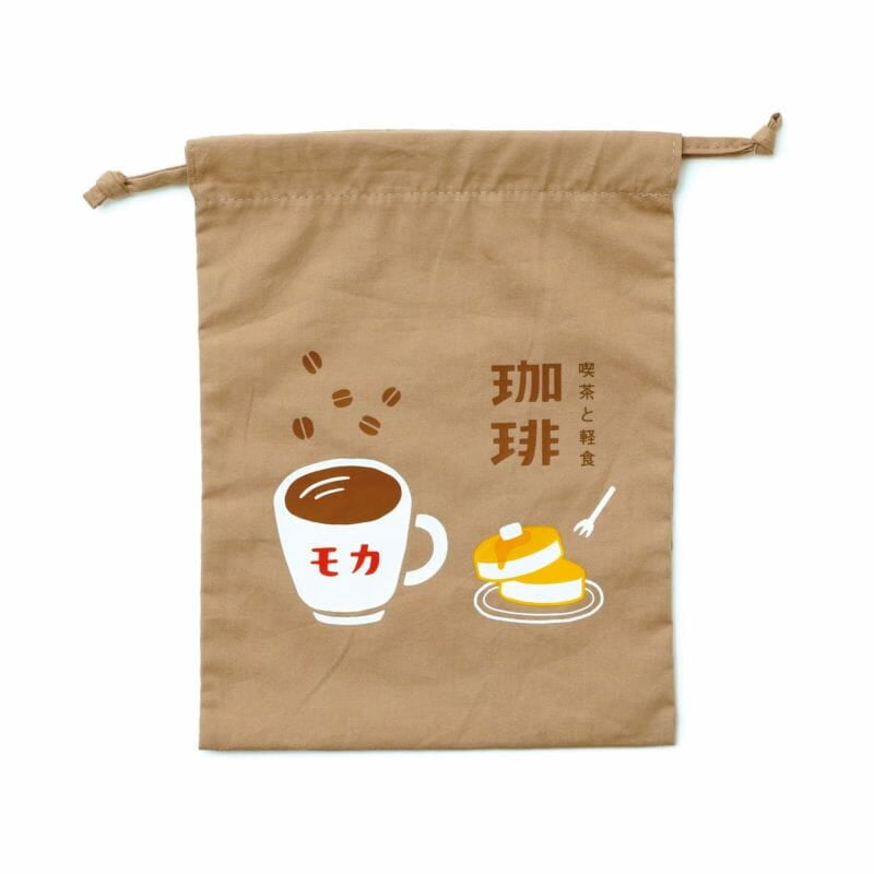 New Retro Drawstring Bag Medium Coffee