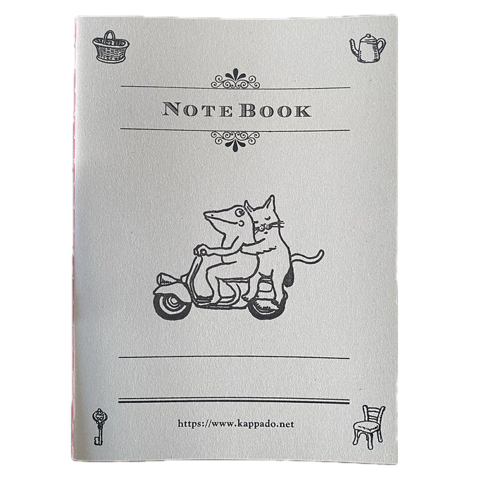 KAPPADO Letterpress printed notebook (3 cover designs)
