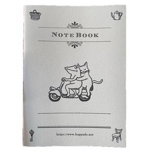 KAPPADO Letterpress printed notebook (3 cover designs)