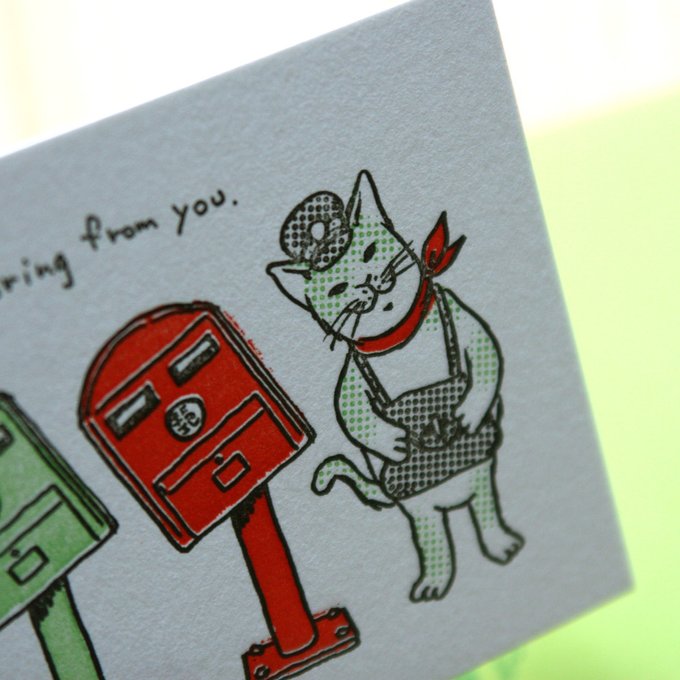 KAPPADO letterpress card : Taiwan Post