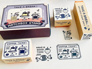 Sanby x Eric Small Things Matchbox stamp (3 kinds)