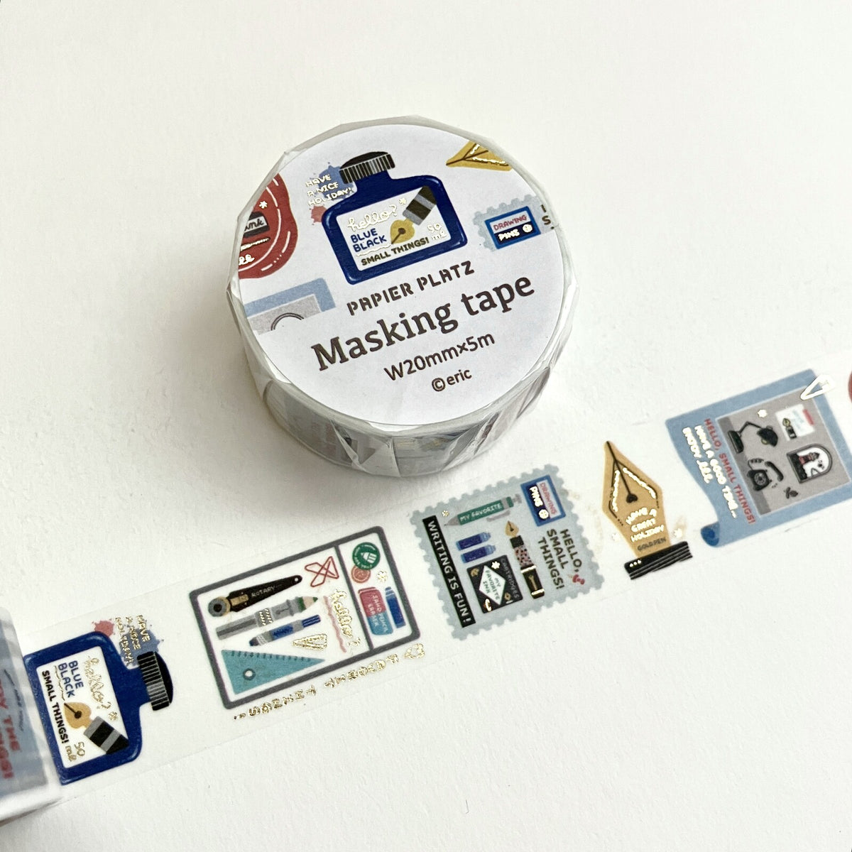 Eric - Masking tape (Gold foil) - Writing utensils
