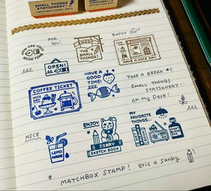 Sanby x Eric Small Things Matchbox stamp (3 kinds)