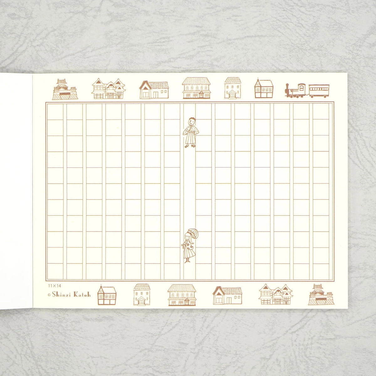 Shinzi Katoh - Mini Manuscript Paper – Japanese Literature Series (4 Designs) - NOMADO Store 
