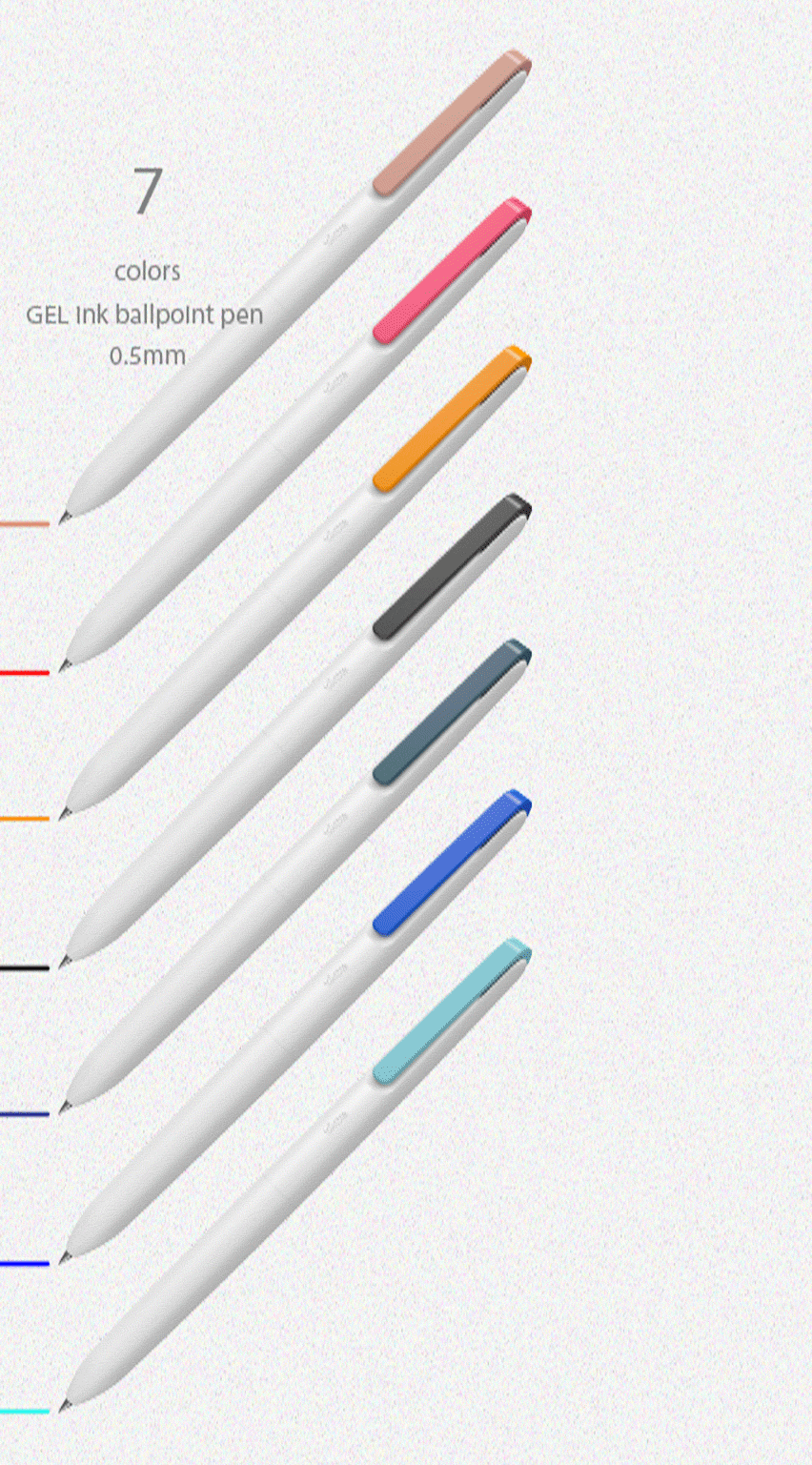 Kayou+ Tinte 0.5mm Gel Ballpoint Pen (7 colours)