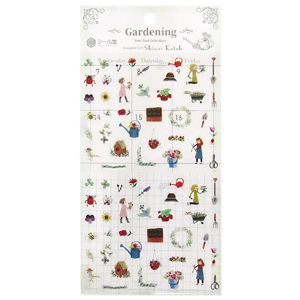 Shinzi Katoh Transparent Sticker Sheet (3 patterns)