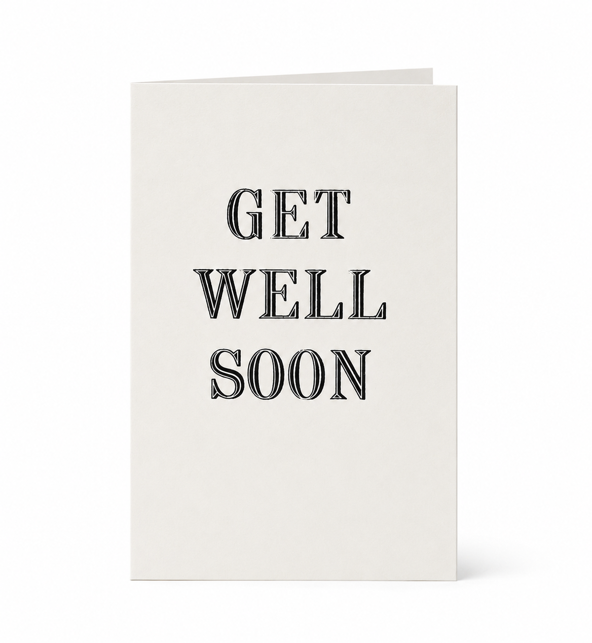 Nomado Kappan - Get Well Soon – Letterpress Card