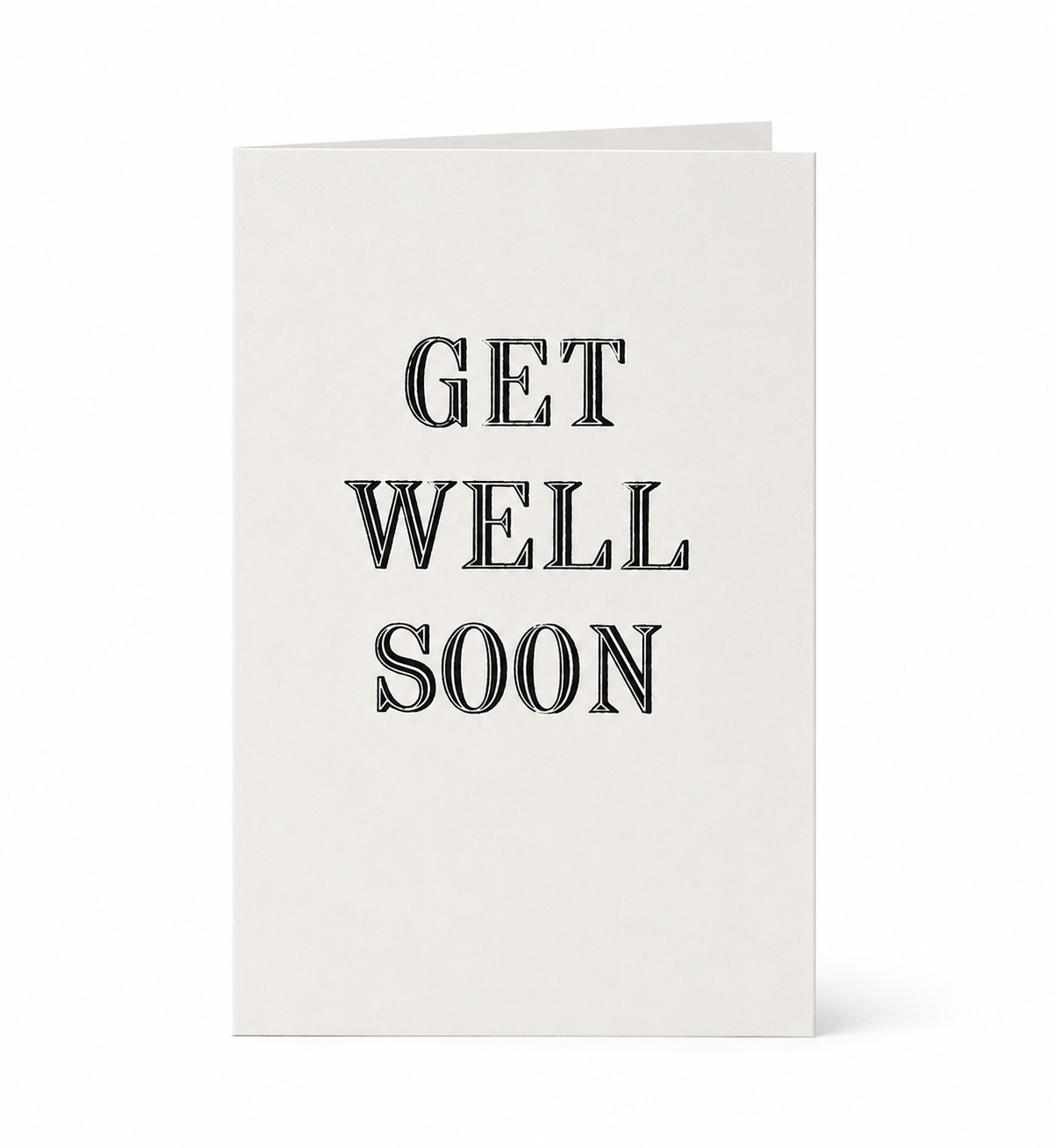 Nomado Kappan - Get Well Soon – Letterpress Card