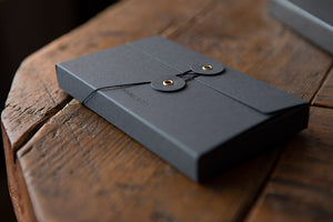 Pack of three grey pocket notebooks