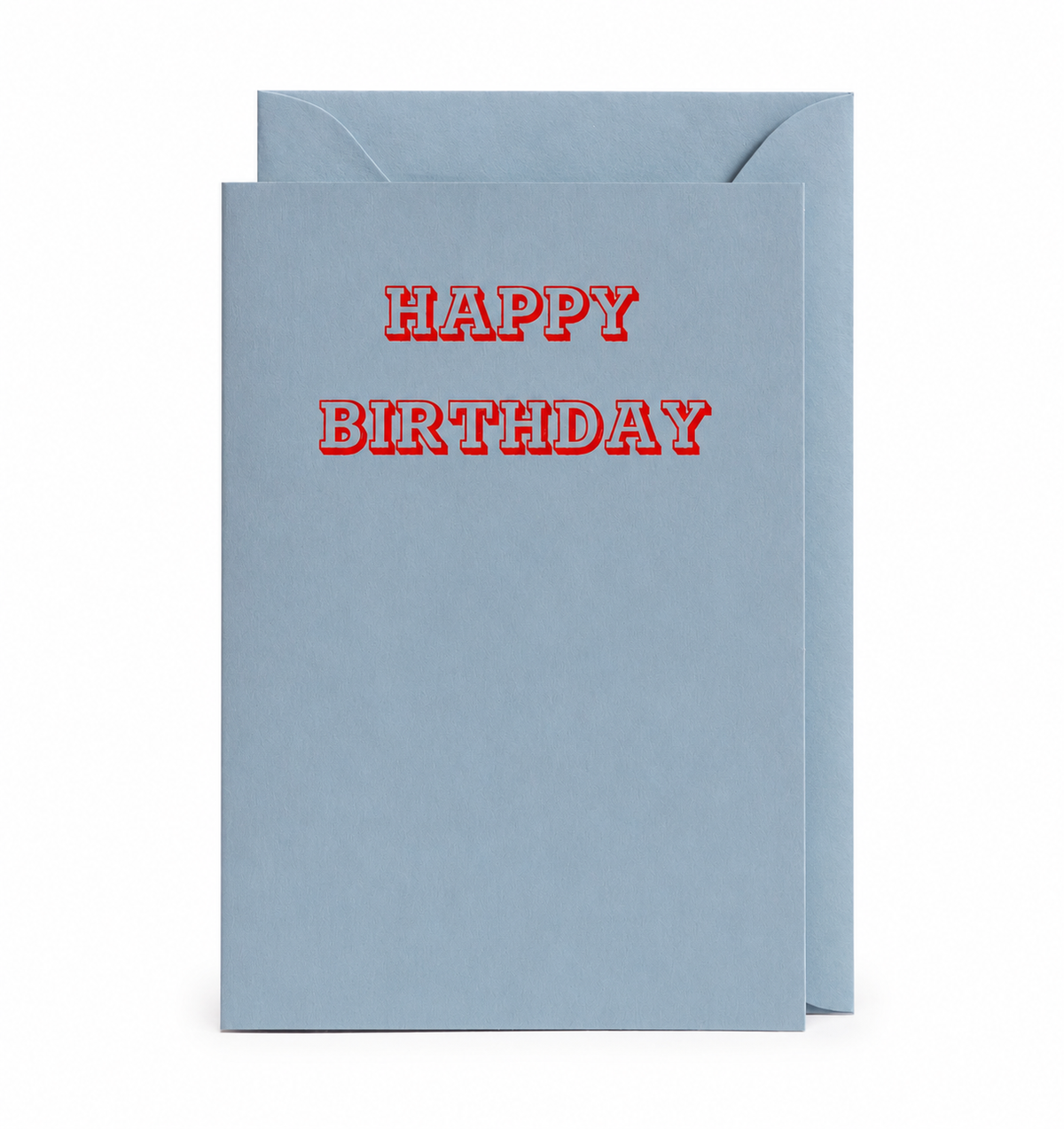 Nomado Kappan - Happy Birthday – Letterpress Card (3 colours)