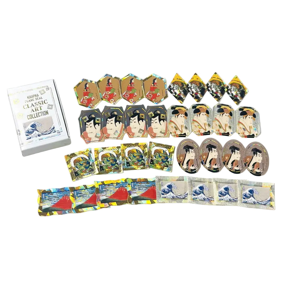 Shinzi Katoh - Seal-do Kirapika Flake Stickers – Japanese Ukiyo-e Art Stickers