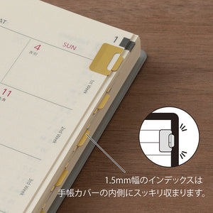 Midori Chiratto brass - Index Clips Small