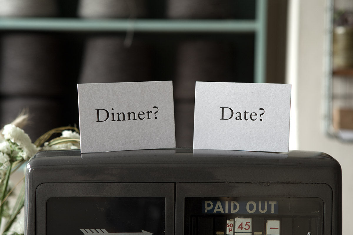 Box of Mixed Invitations Letterpress Cards