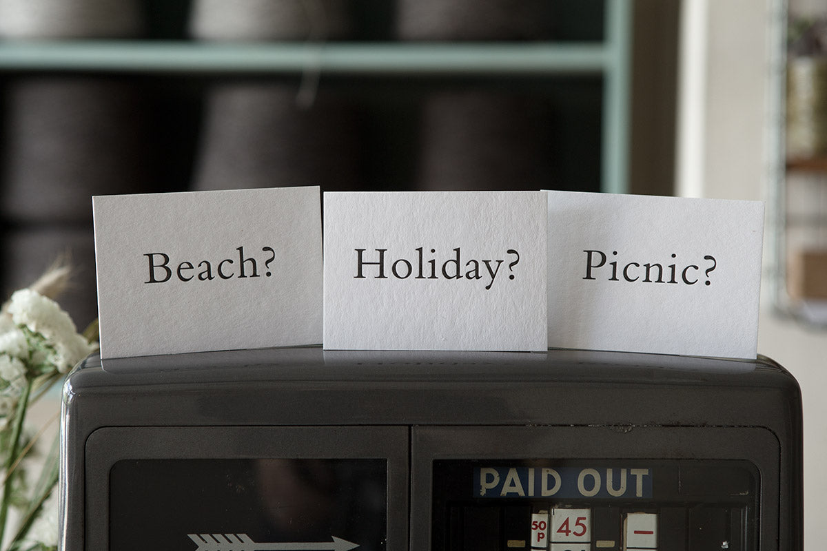 Box of Mixed Invitations Letterpress Cards