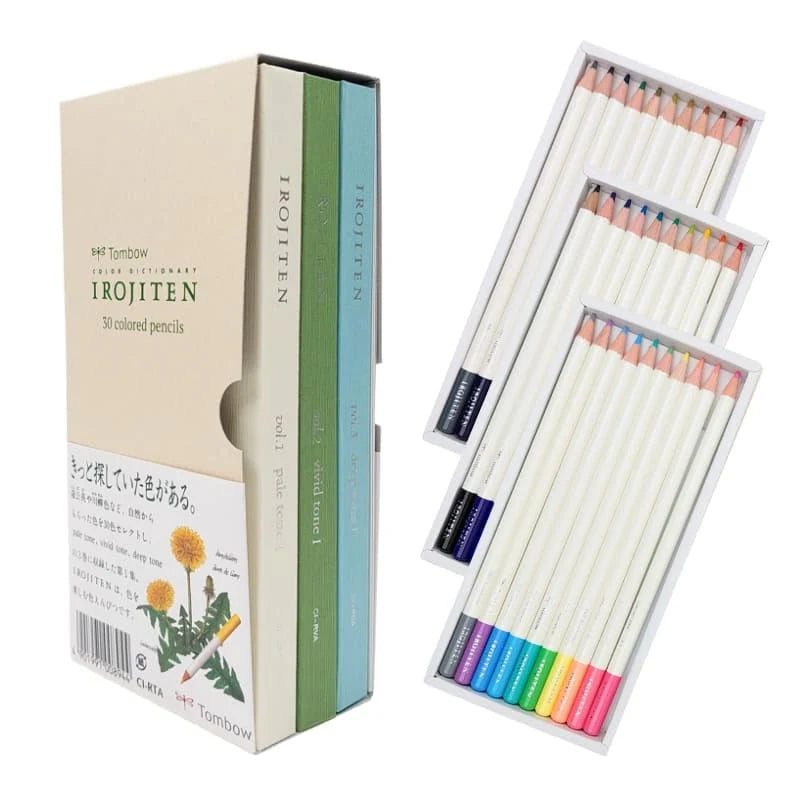 Tombow - Irojiten - Artist's coloured pencils (3 volumes)
