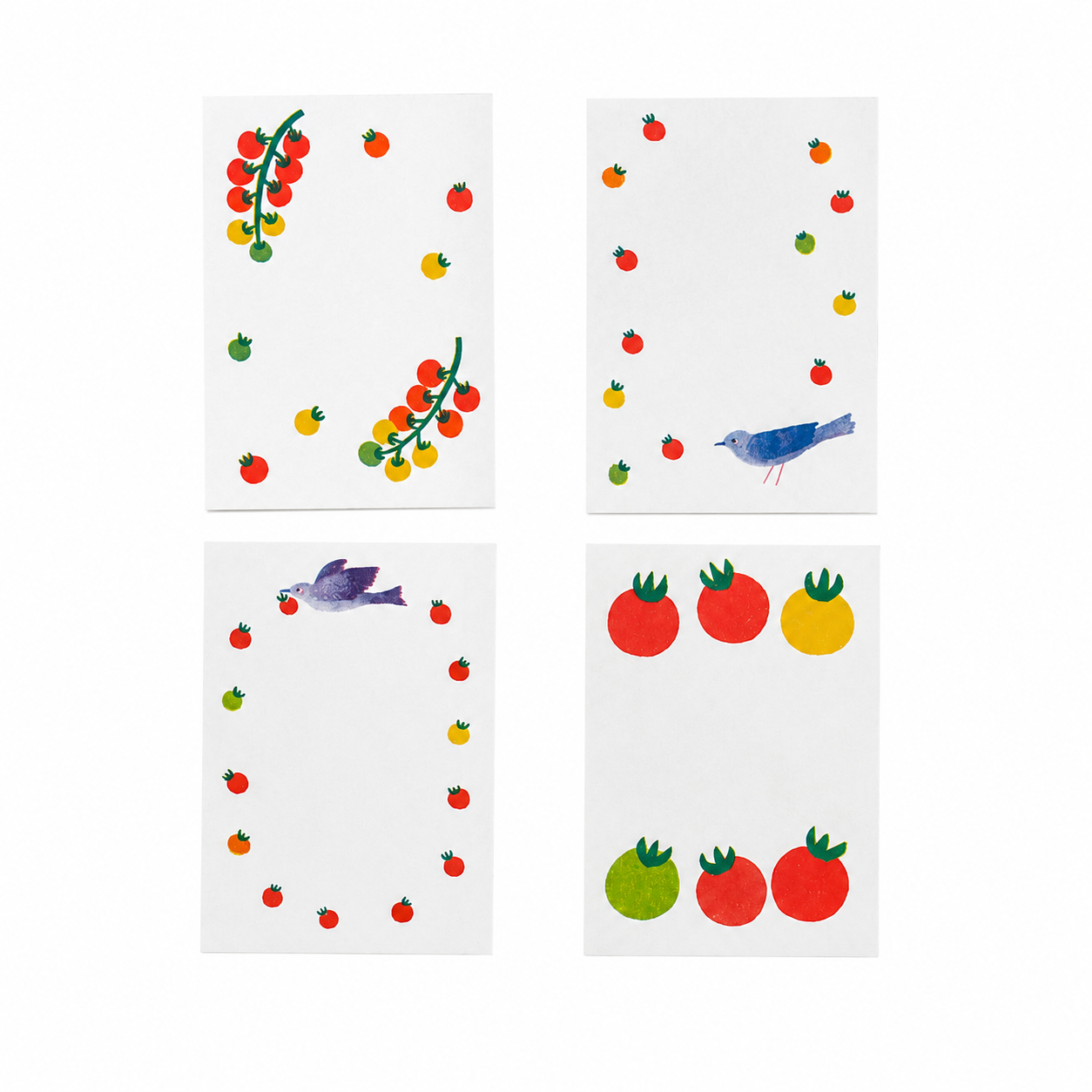 Itsuko Naka A7 Memo Set – Cherry Tomatoes - NOMADO Store 