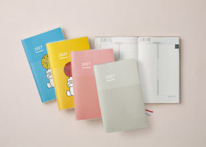 Jibun Techo DAYs 2027 A5 slim Limited MATSUMOTO (2 colours) - NOMADO Store 