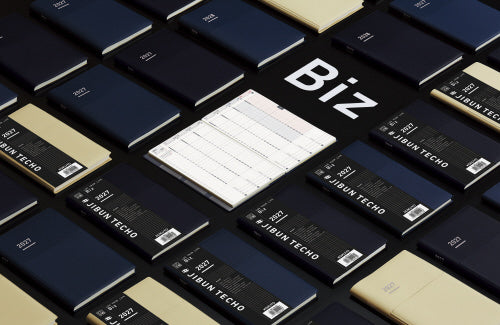 Jibun Techo Biz 2027 A5 slim Black - Available for pre-order - NOMADO Store 