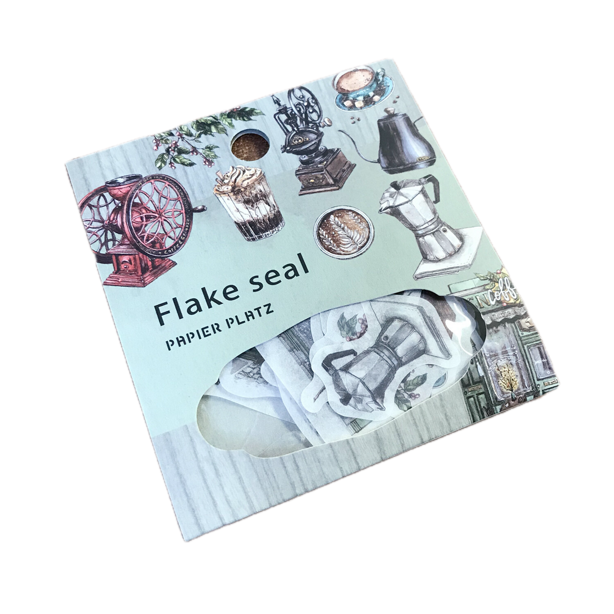 Papier Platz - Linchianing - Flake seal - Coffee shop