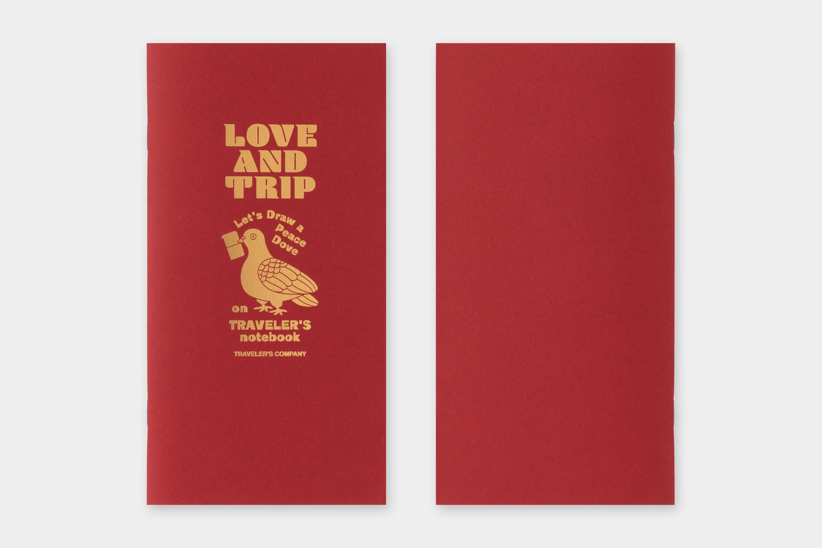 TRAVELER'S notebook Refill LOVE AND TRIP Red Ltd edition