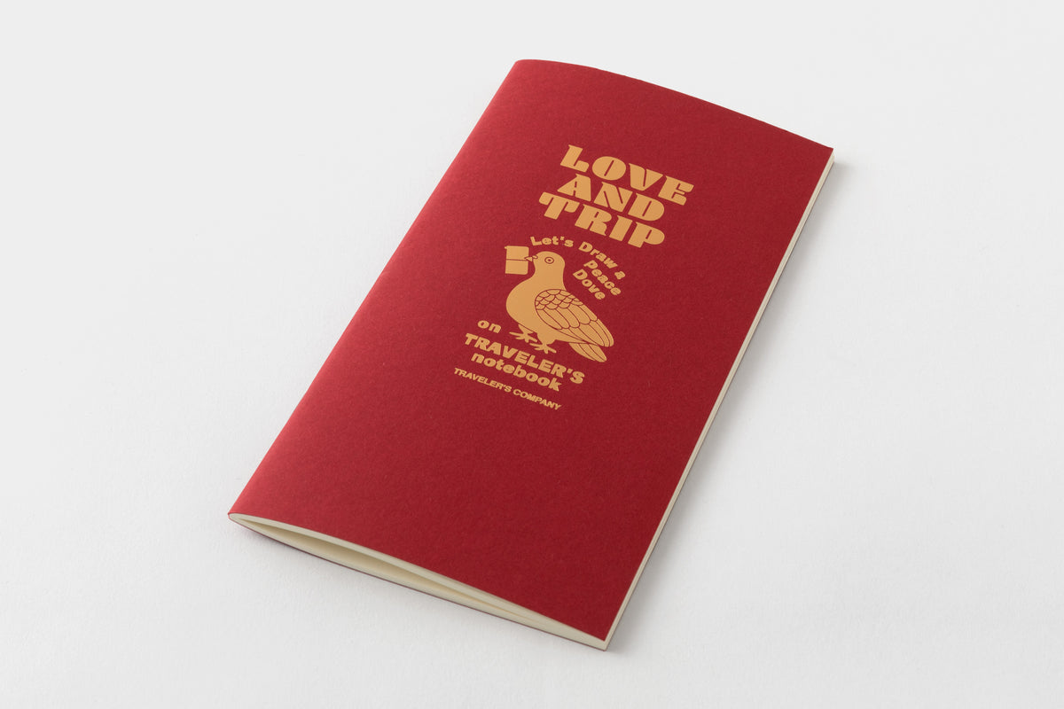 TRAVELER'S notebook Refill LOVE AND TRIP Red Ltd edition
