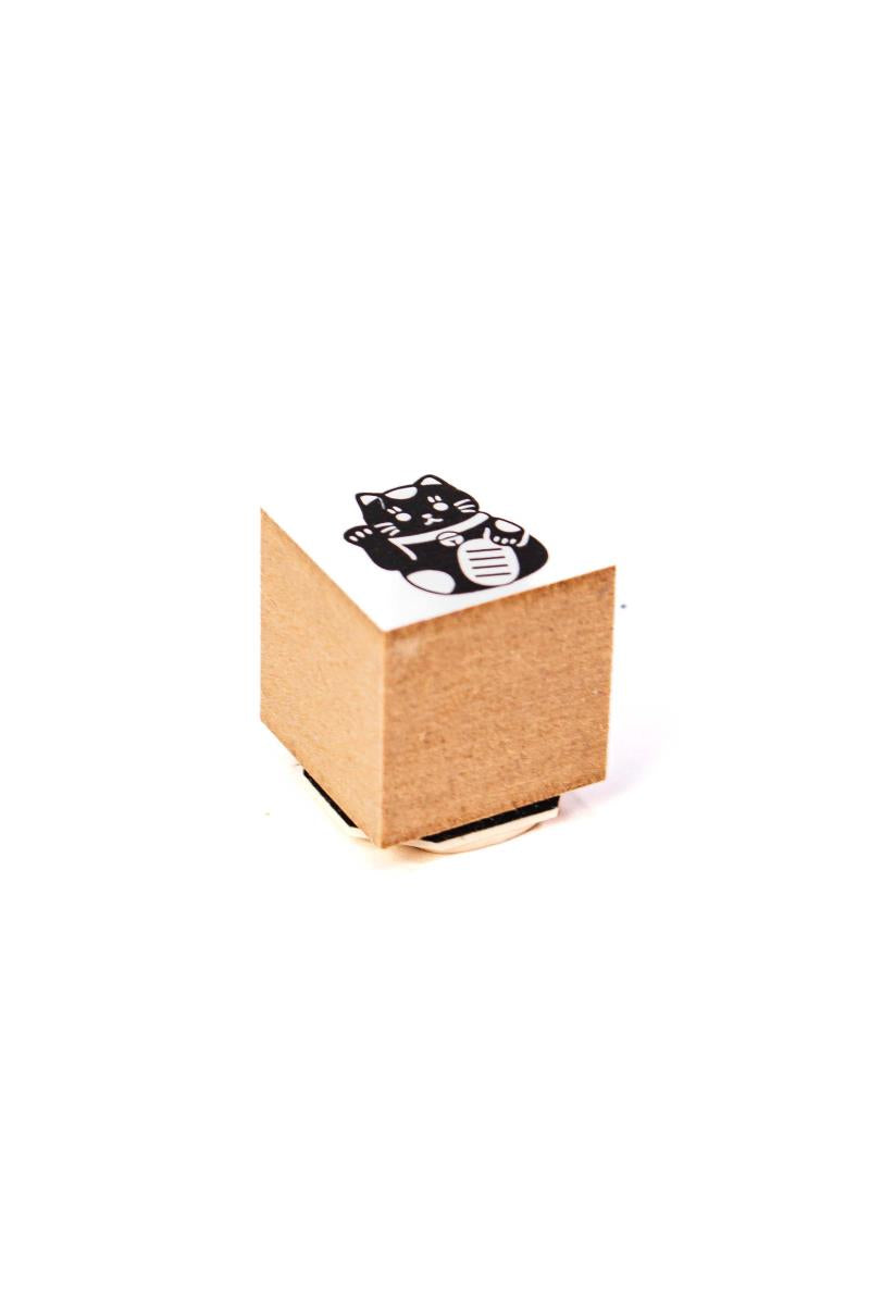 Shachihata wooden rubber stamps (Japanese motifs - 6 patterns) - NOMADO Store 