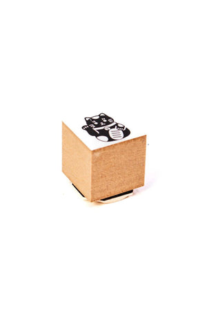 Shachihata wooden rubber stamps (Japanese motifs - 6 patterns) - NOMADO Store 