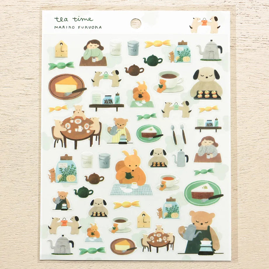 Cozyca - Mariko Fukuoka - Clear stickers sheet (2 patterns)