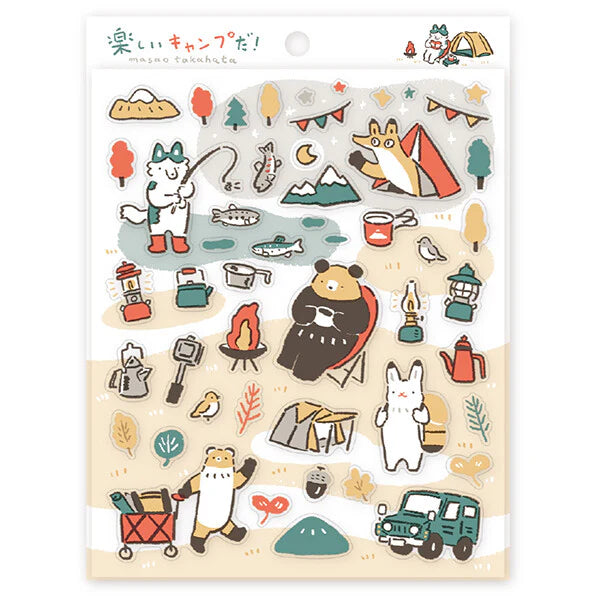 Cozyca - Masao Takahata - Clear stickers sheet (2 patterns
