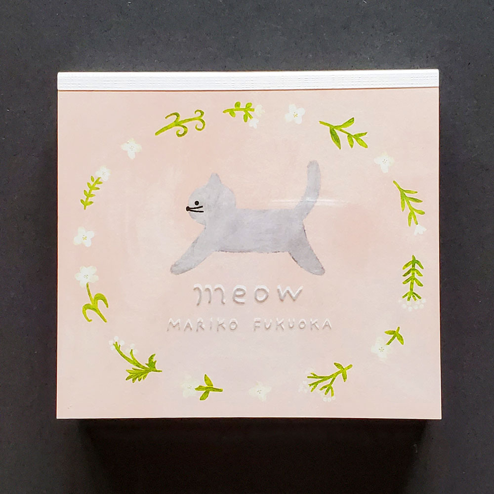 Cozyca - Memo pad - Meow by Mariko Fukuoka