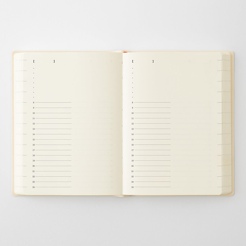 Midori MD Diary 2027 - One day/ one page (3 sizes) - Pre-order - NOMADO Store 