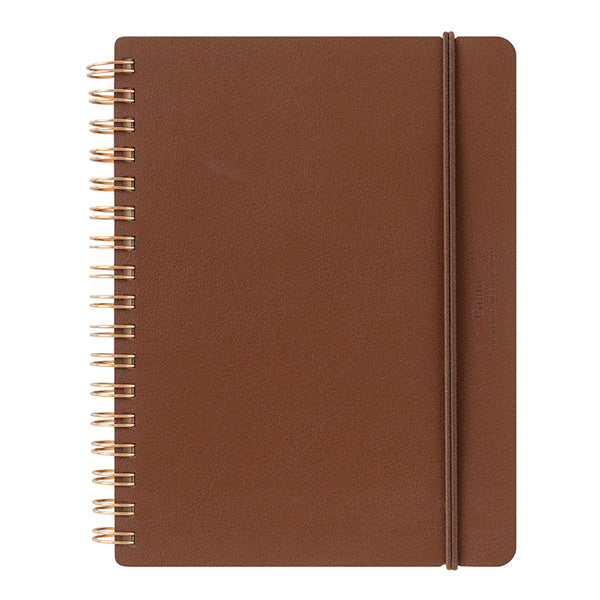 Midori Grain Notebook B6 – Dark Brown