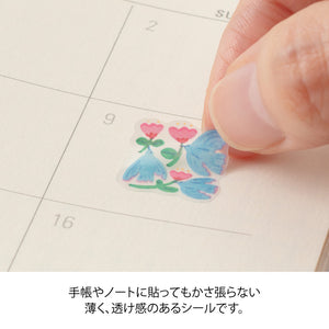 MIDORI Planner Stickers – Margin flower