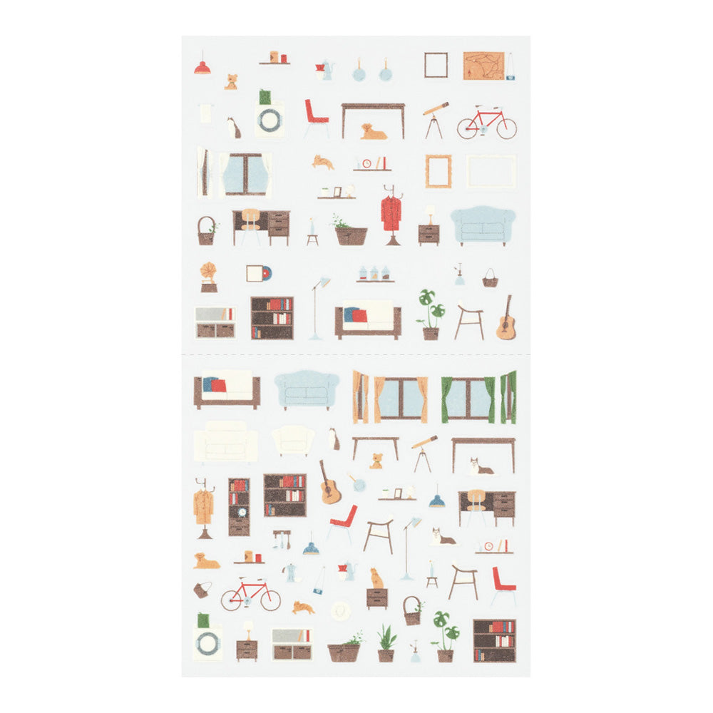 MIDORI Planner Stickers – Margin interior