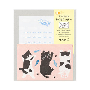 Midori Mogu Mogu Mini Letter Set – Cats & Dogs (2 patterns)