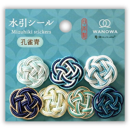 Mizuhiki stickers (2 colours) - NOMADO Store 