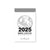Sora Moon daily tear-off calendar 2025 - Small version