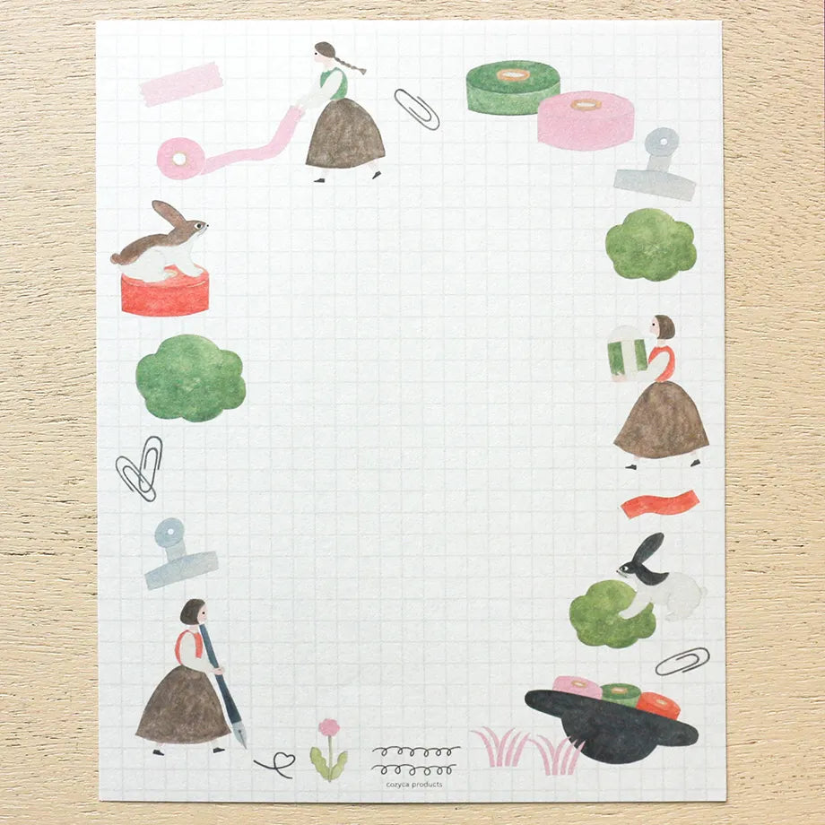 Necktie letter set in Mino washi paper - NOMADO Store 