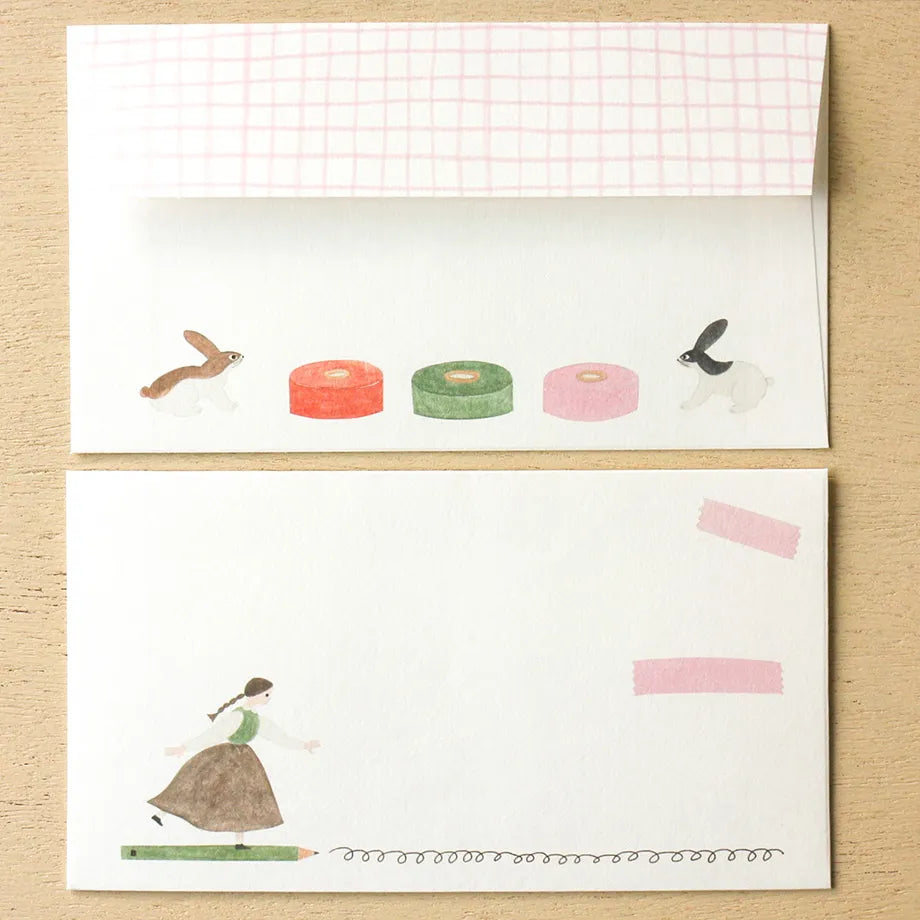 Necktie letter set in Mino washi paper - NOMADO Store 