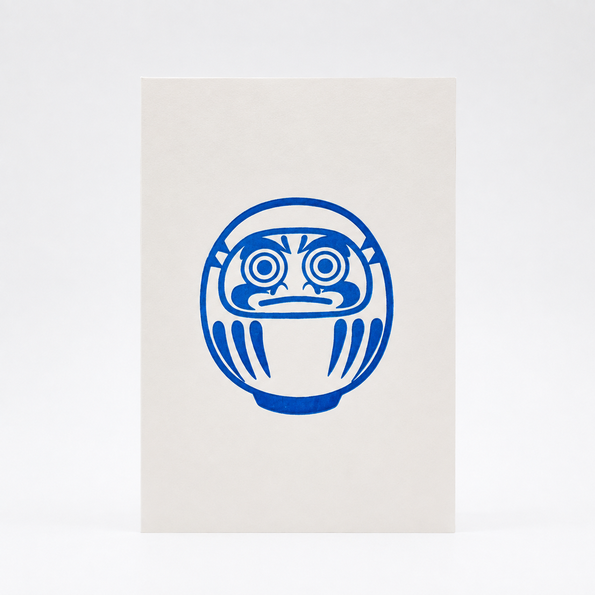 Nomado Kappan - Daruma – Japanese Letterpress Greeting Card (3 colours)