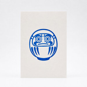 Nomado Kappan - Daruma – Japanese Letterpress Greeting Card (3 colours)