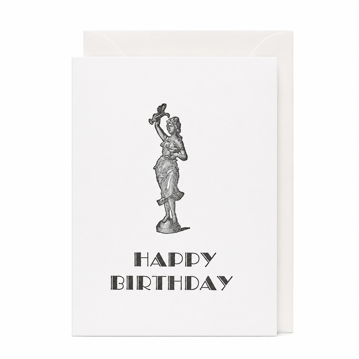 Nomado Kappan "Party Girl" Letterpress Birthday Card