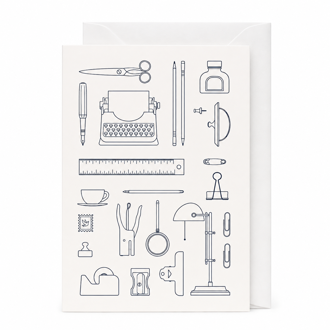 Nomado Kappan "Favourite Desktop" Letterpress Card