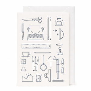 Nomado Kappan "Favourite Desktop" Letterpress Card - NOMADO Store 