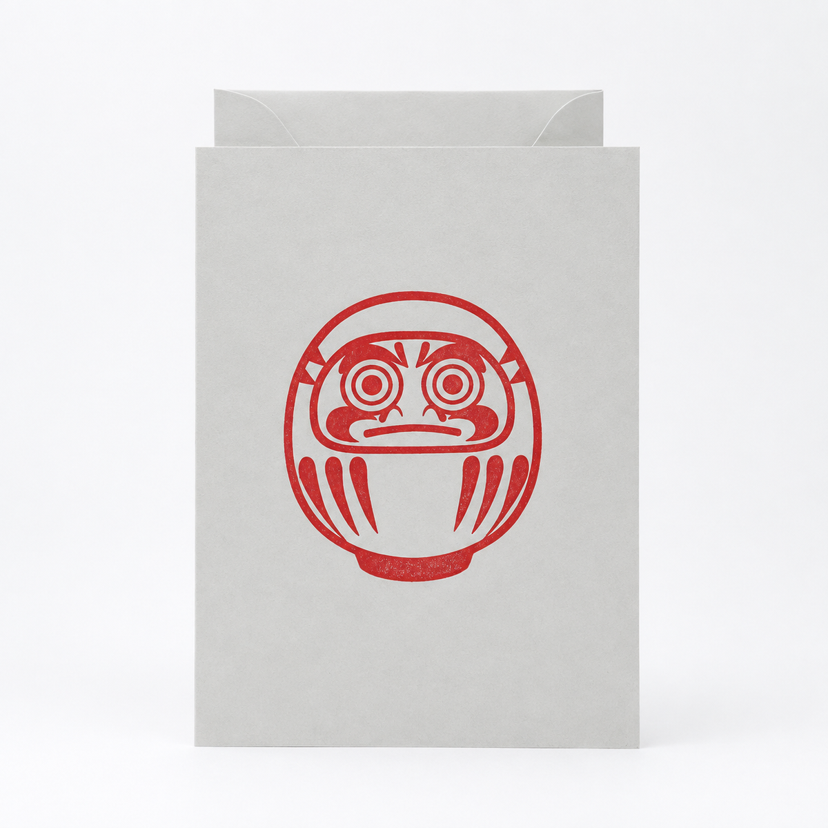 Nomado Kappan - Daruma – Japanese Letterpress Greeting Card (3 colours)