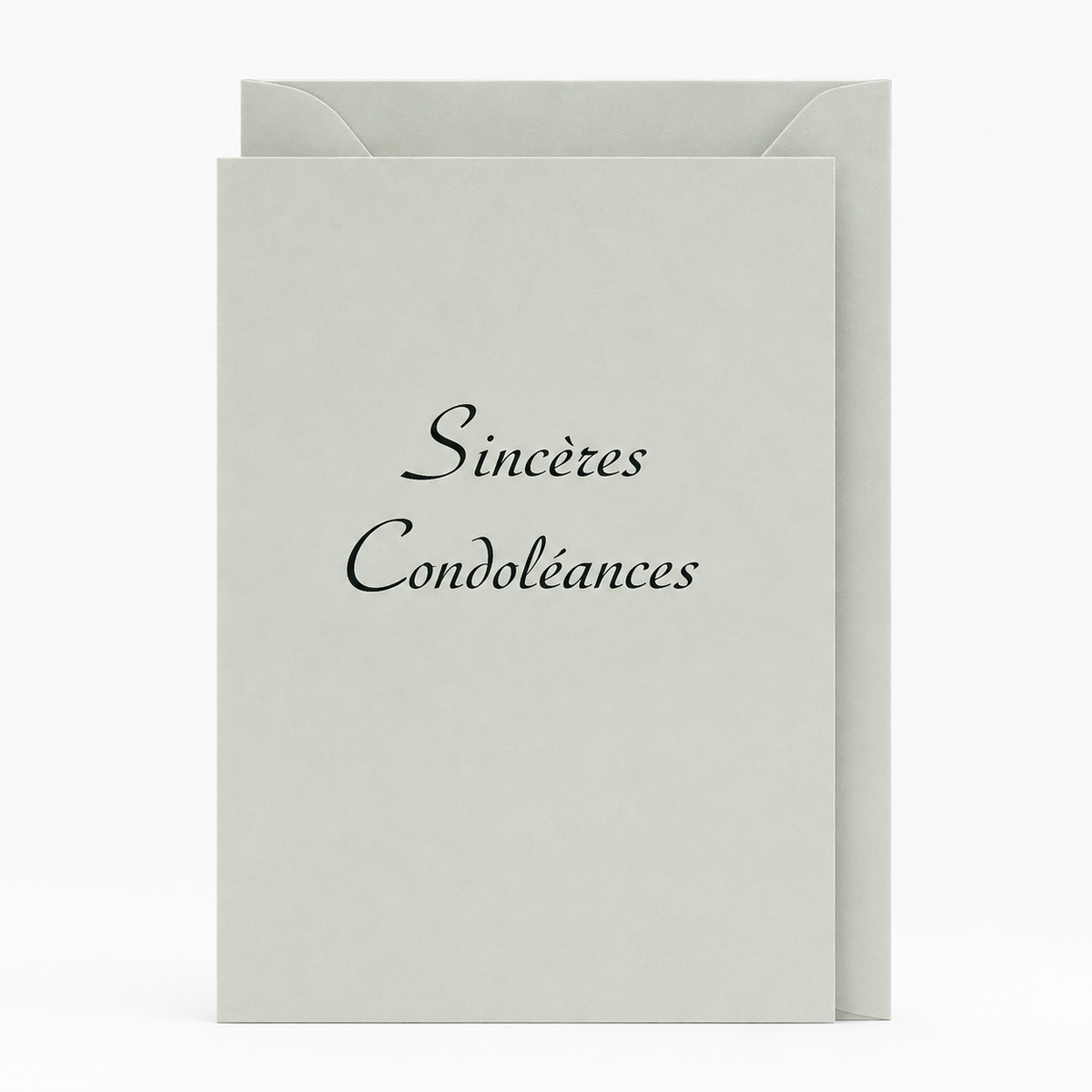 Nomado Kappan - Sincères condoléances – Condolence Card in French
