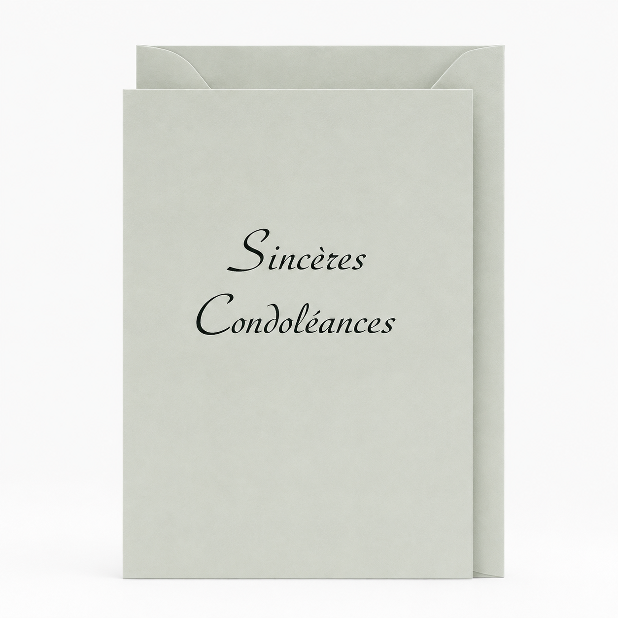 Nomado Kappan - Sincères condoléances – Condolence Card in French