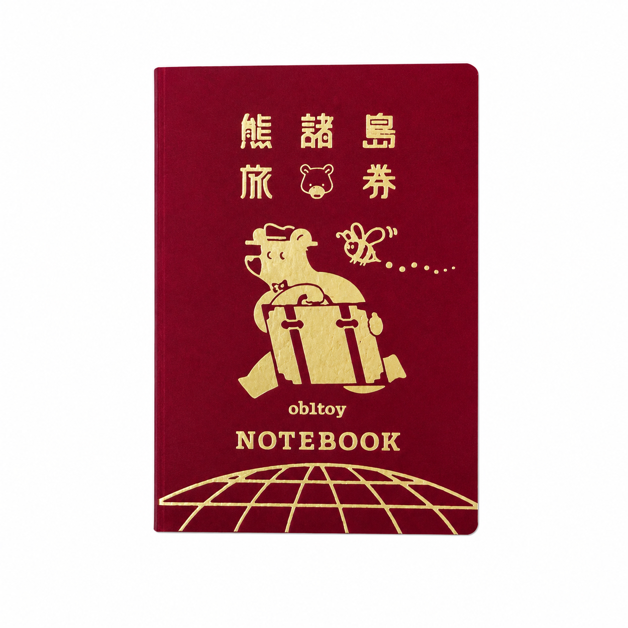 ROKKAKU × ob1toy Passport-Style Notebook – EARTH TOURS & GALAXY TOURS (2 patterns) - NOMADO Store 