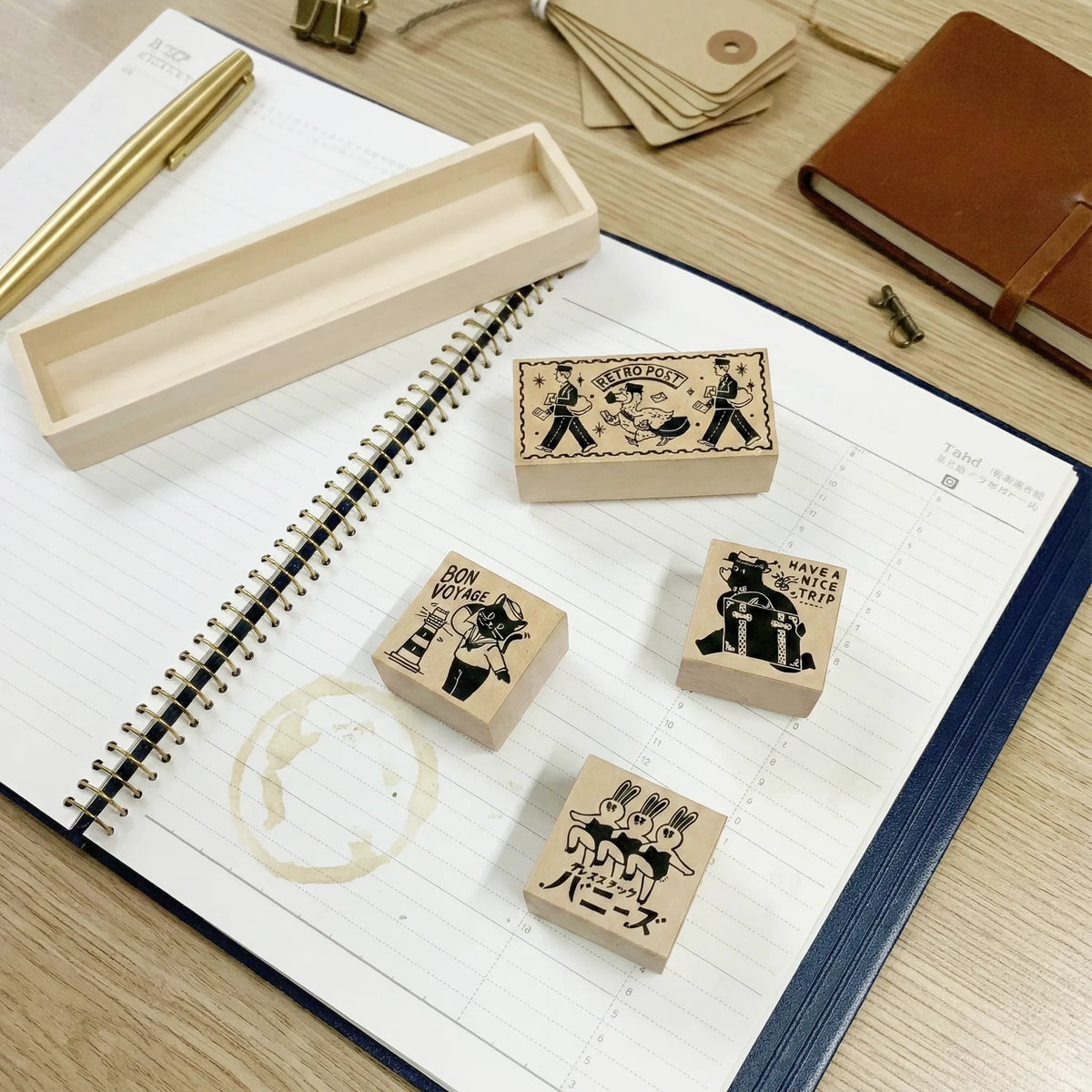 OB1TOY x SANBY - Rubber Stamp Set Vol. 1 - NOMADO Store 
